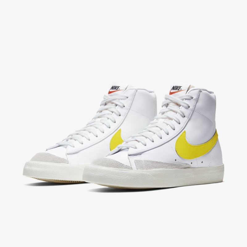 nike blazer mid 77 neon yellow